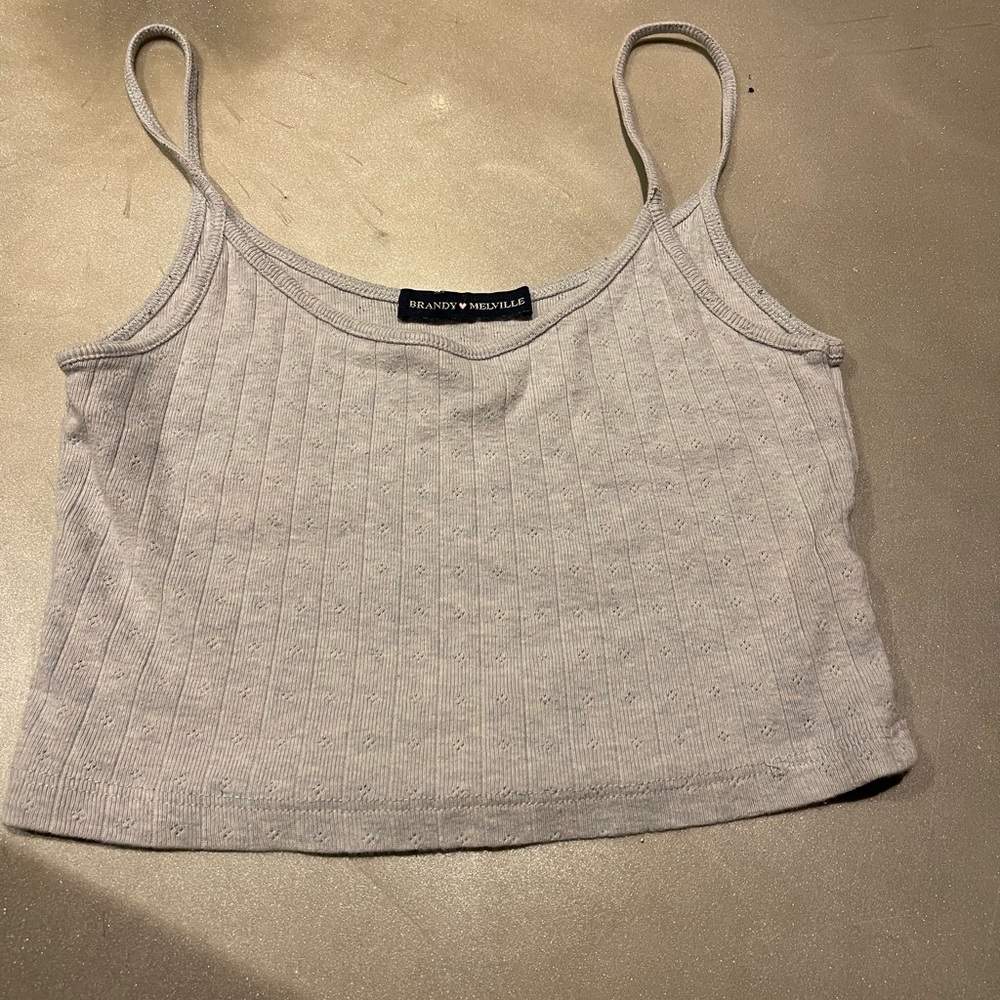 Light blue brandy Melville, small tank top